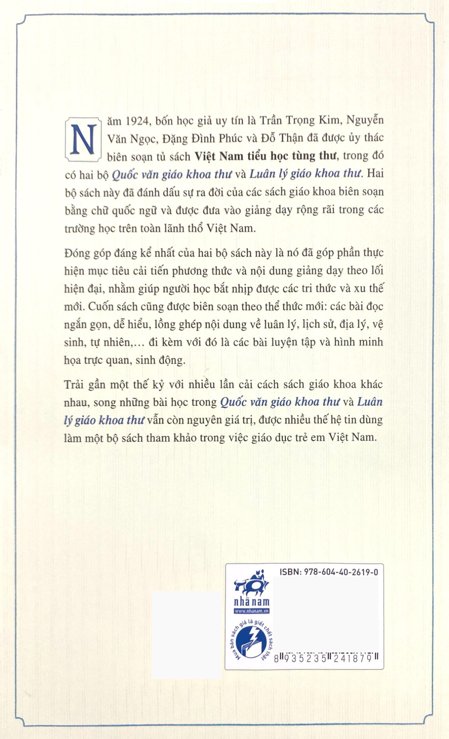 Sách - Quốc Văn Giáo Khoa Thư