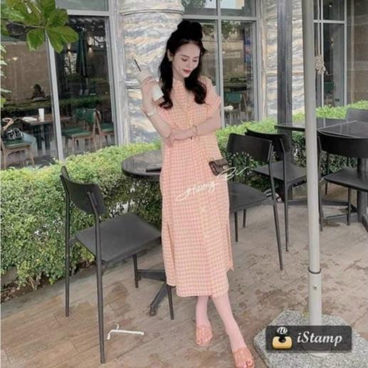 Đầm bầu thiết kế thời trang M45 Váy bầu xinh suông mùa hè 45-68kg - bauxinh