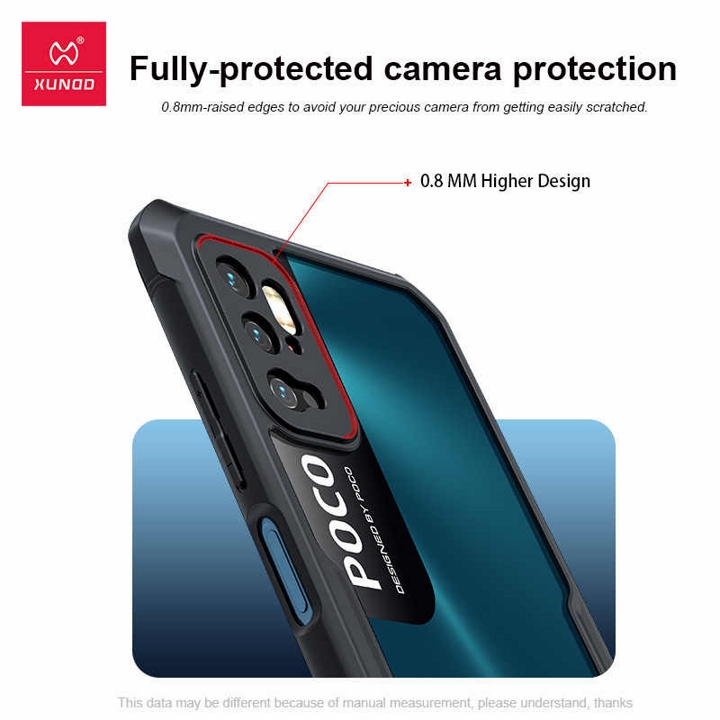 Ốp lưng cho Redmi Note 10 5G - Poco M3 Pro cao cấp Xundd - Hàng nhập khẩu