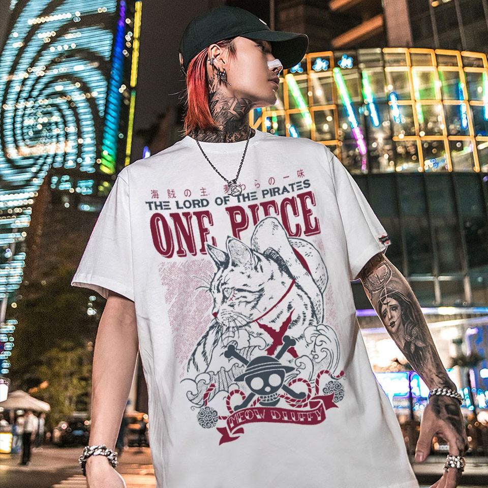 Áo Tay Lỡ Unisex MEOW ONE PIECE