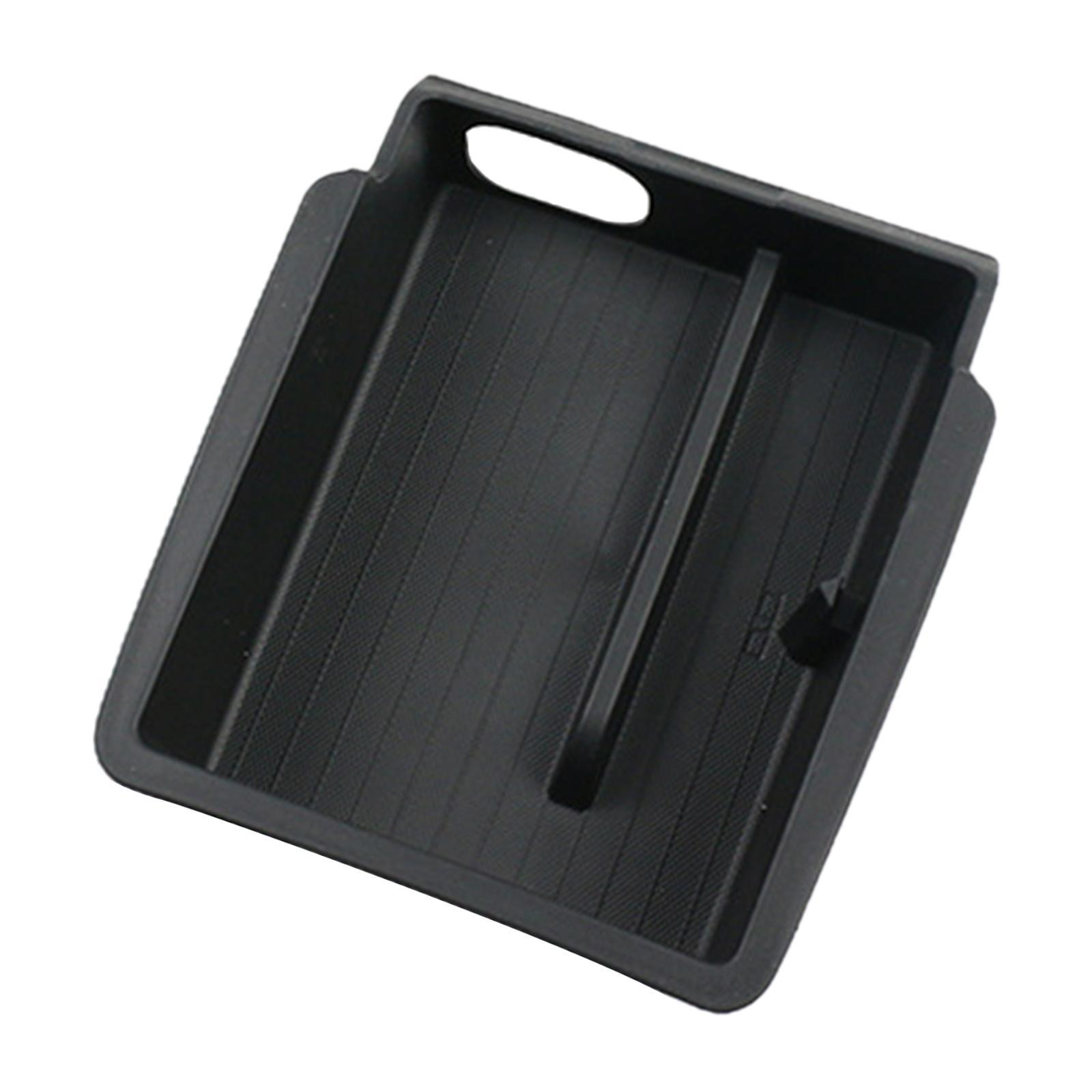 Black Storage Compartments Armrest Storage Box Replace Parts Cup Holder Durable Cards Change Lipstick Drawer Storage Box for  Y