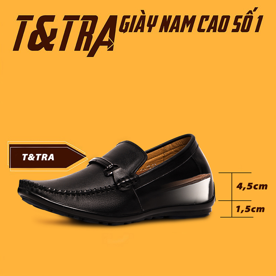 [ 6CM ] Giày Độn Nam T&amp;TRA T85DT