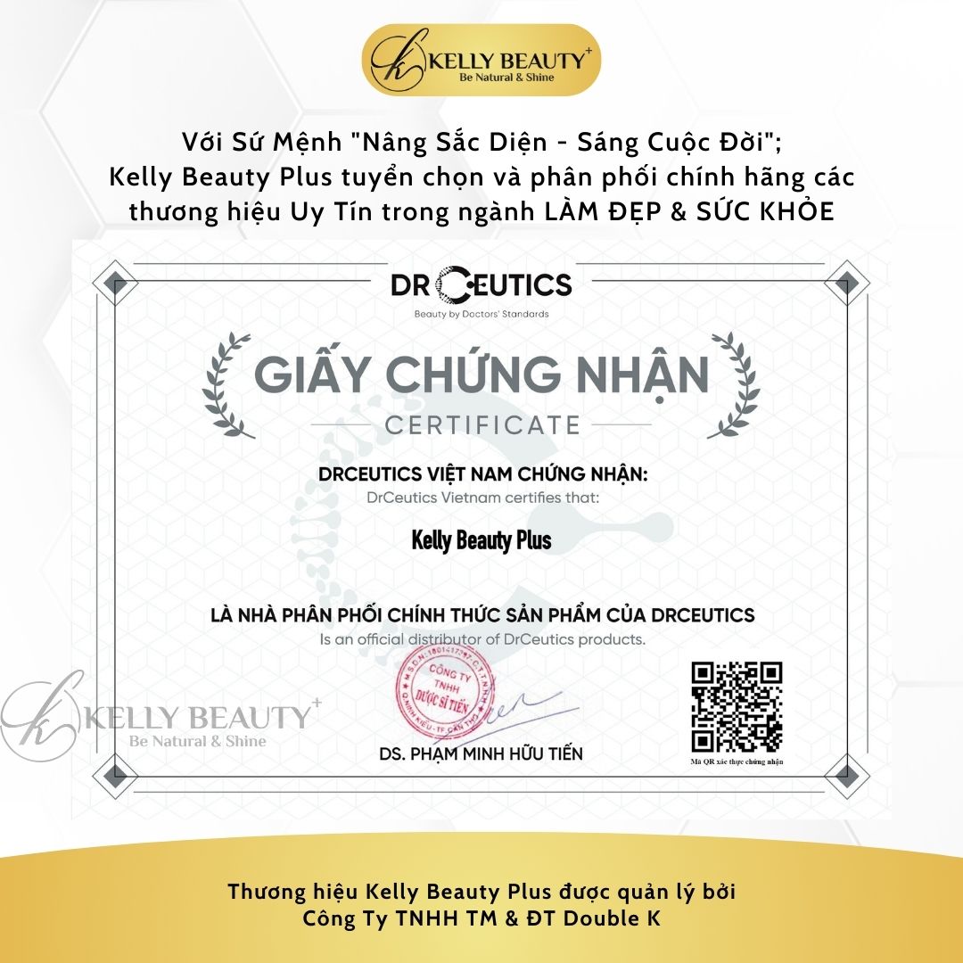 DrCeutics Aqualic BHA 2% Herbal Toner - Giảm Mụn, Ngừa Mụn Tái Phát; Da Sạch Mịn Màng | Kelly Beauty