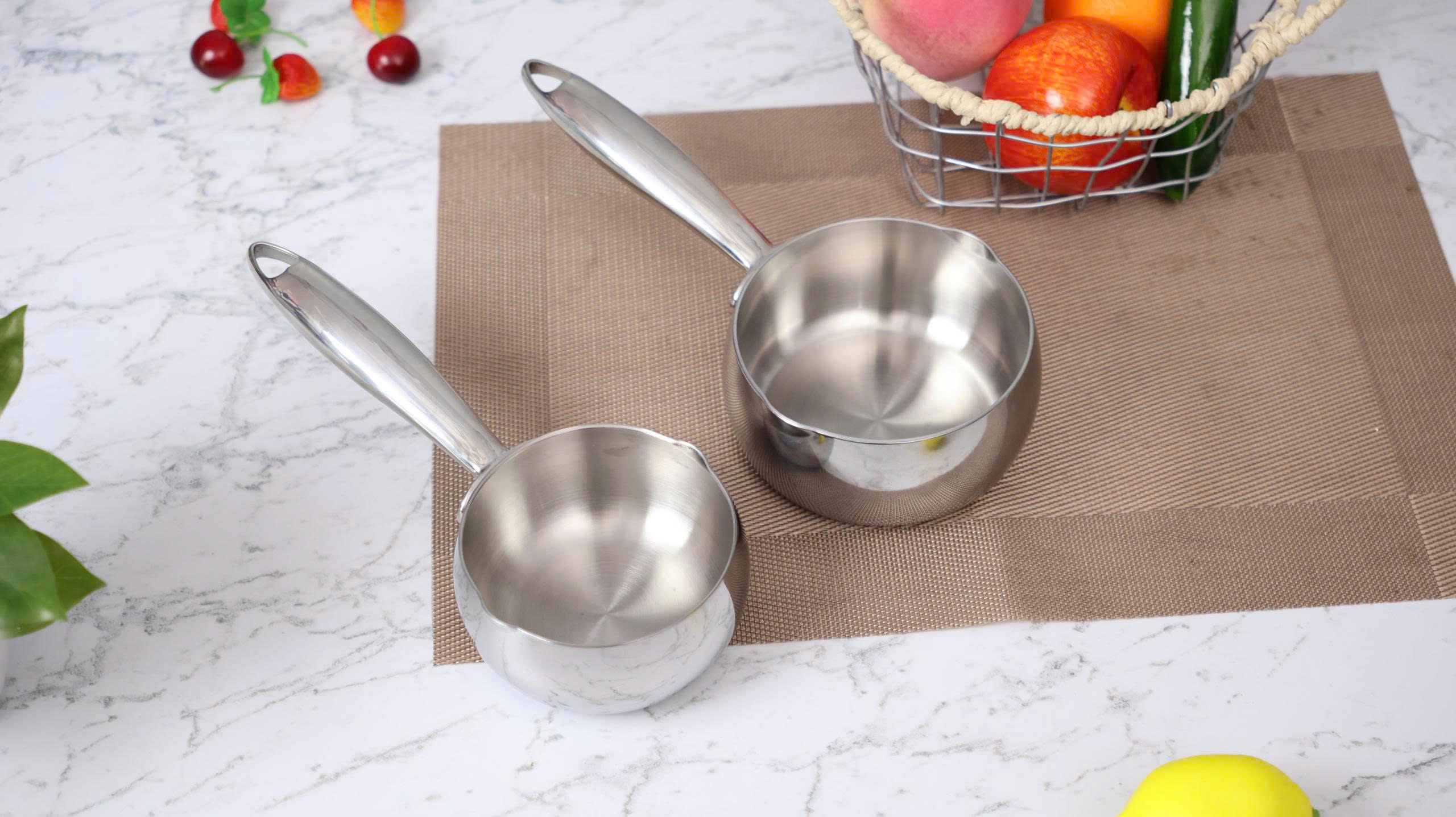 Nồi quánh nguyên khối SEKA 10cm, 12cm, 14cm, 18cm nấu cháo, nấu bột cho bé ăn dặm