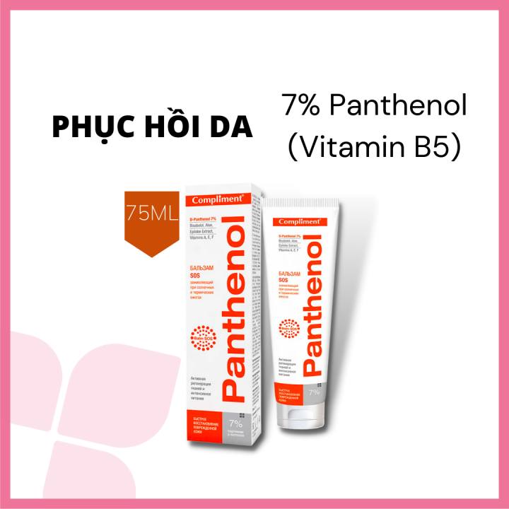 Kem Bôi Panthenol Compliment Hỗ Trợ Bôi Bỏng,Dưỡng Phục Hồi Da Bị Tổn Thương Tuýp 75ml