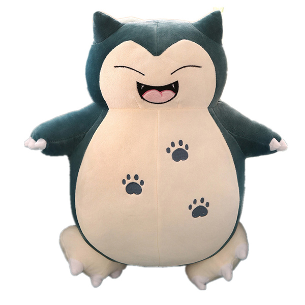 Gấu Bông Pokemon - Snorlax Cười Tươi Gb24 (Tặng 1 Móc Khóa Dây Da Pu Đính Đá Lấp Lánh Màu Ngẫu Nhiên)