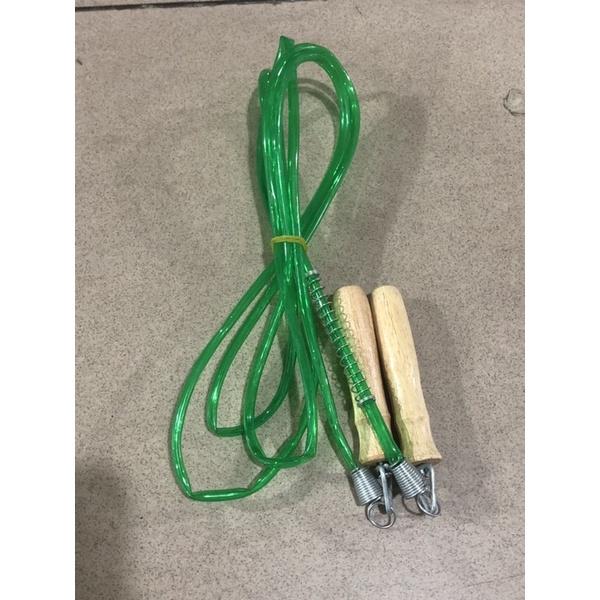 Dây nhảy 2m jump rope dây nhảy thể thao nhảy dây tây cầm gỗ khớp nối lò xo dây nhảy thể dục