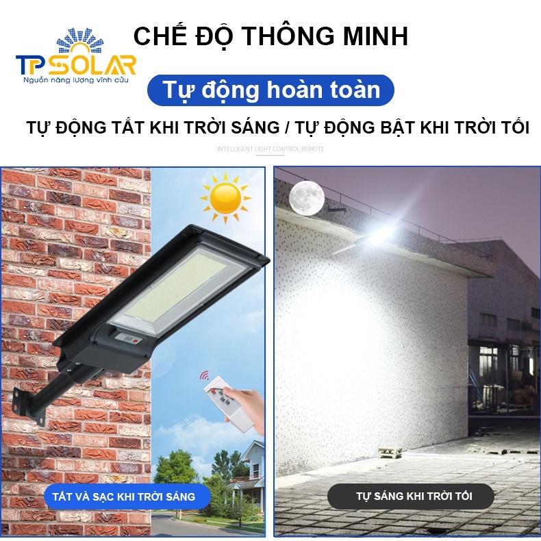 Đèn Đường Liền Thể Năng Lượng Mặt Trời TP Solar TP-D200 Công Suất 200W Cảm Biến Chuyển Động