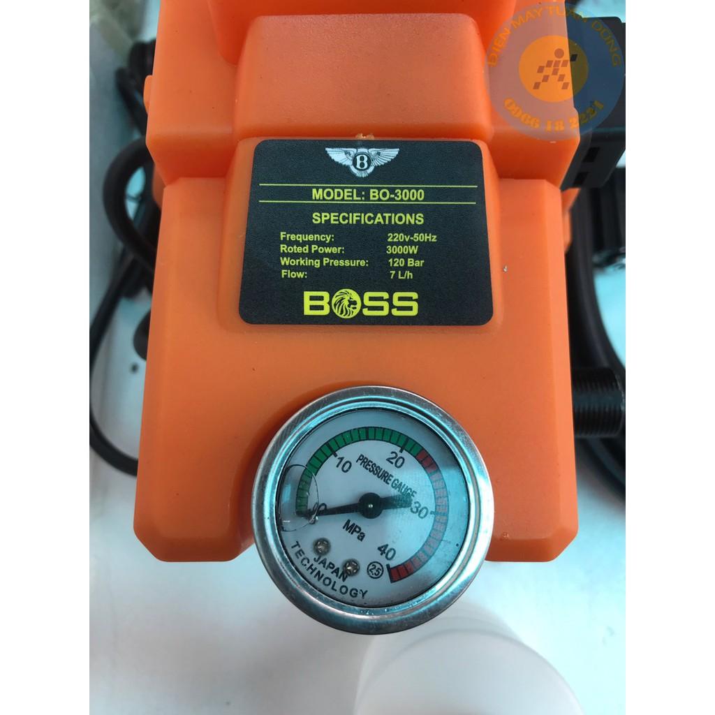 Máy Rửa Xe Máy Boss 3000W TẶNG bình bọt xà phòng