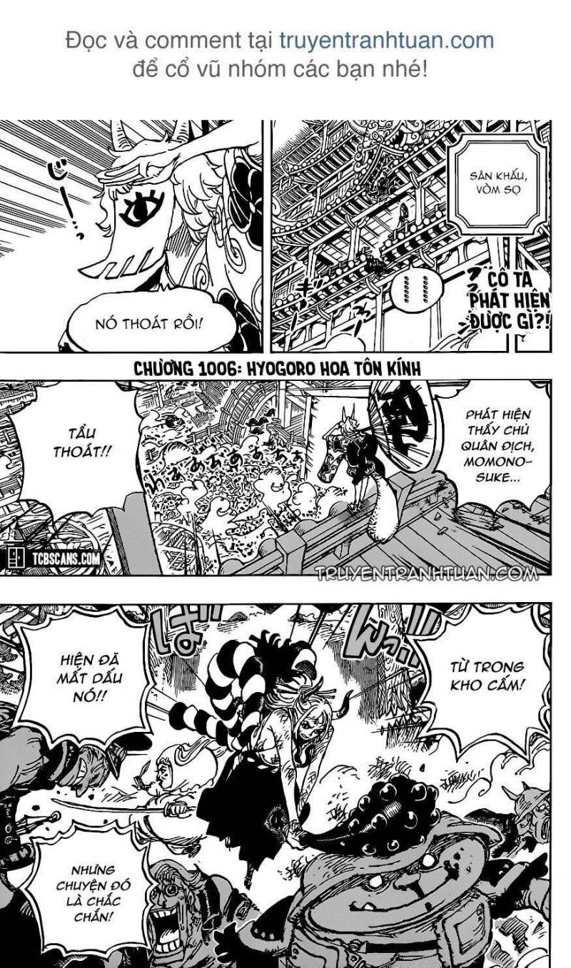 đảo hải tặc - one piece chapter 1006 1