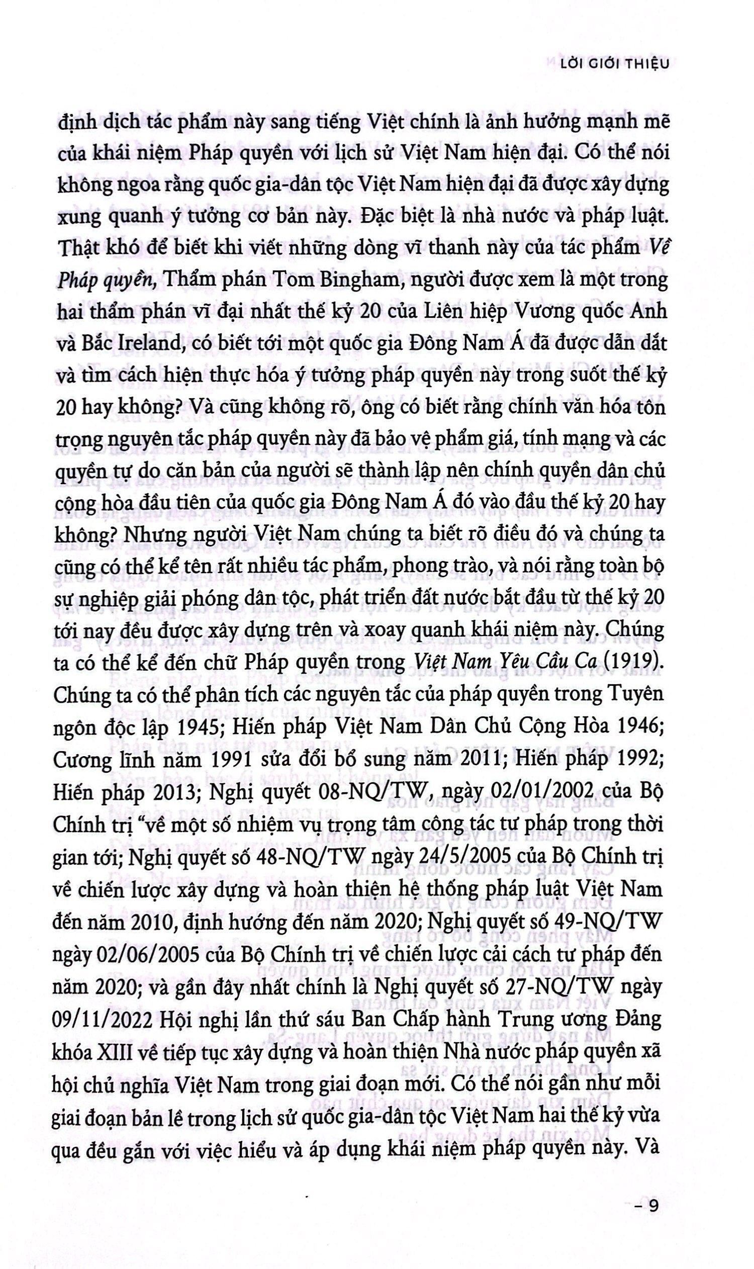 Về Pháp Quyền