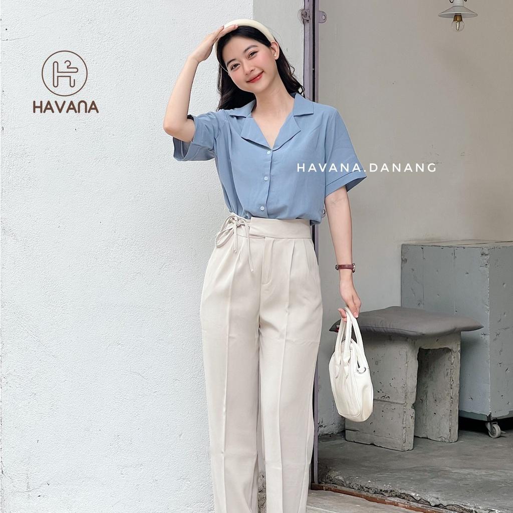 Áo blazer ngắn tay trơn, blazer lụa cộc tay basic phong cách Hàn Quốc