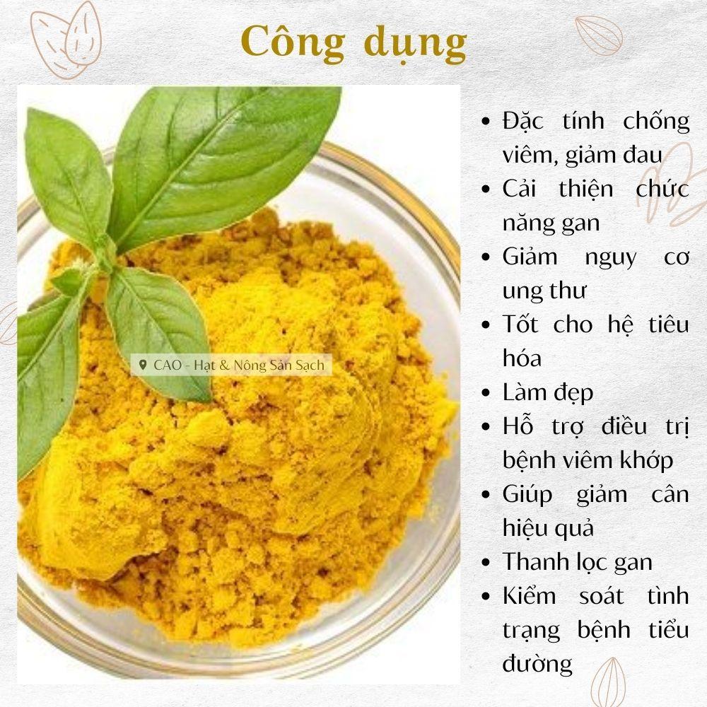 [500GR] Tinh Bột Nghệ CAO FOOD nguyên chất từ 100% nghệ sẻ già Đaklak