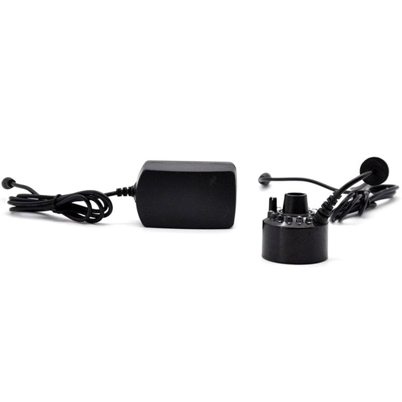 12 LED AC 100-240 Bộ Công Nghiệp Lồng Ấp Máy Phun Sương Tạo Độ Ẩm Máy Xông Khói Máy Vòi Phun Nước Uống AO Siêu Âm Phun Sương Tạo EU cắm