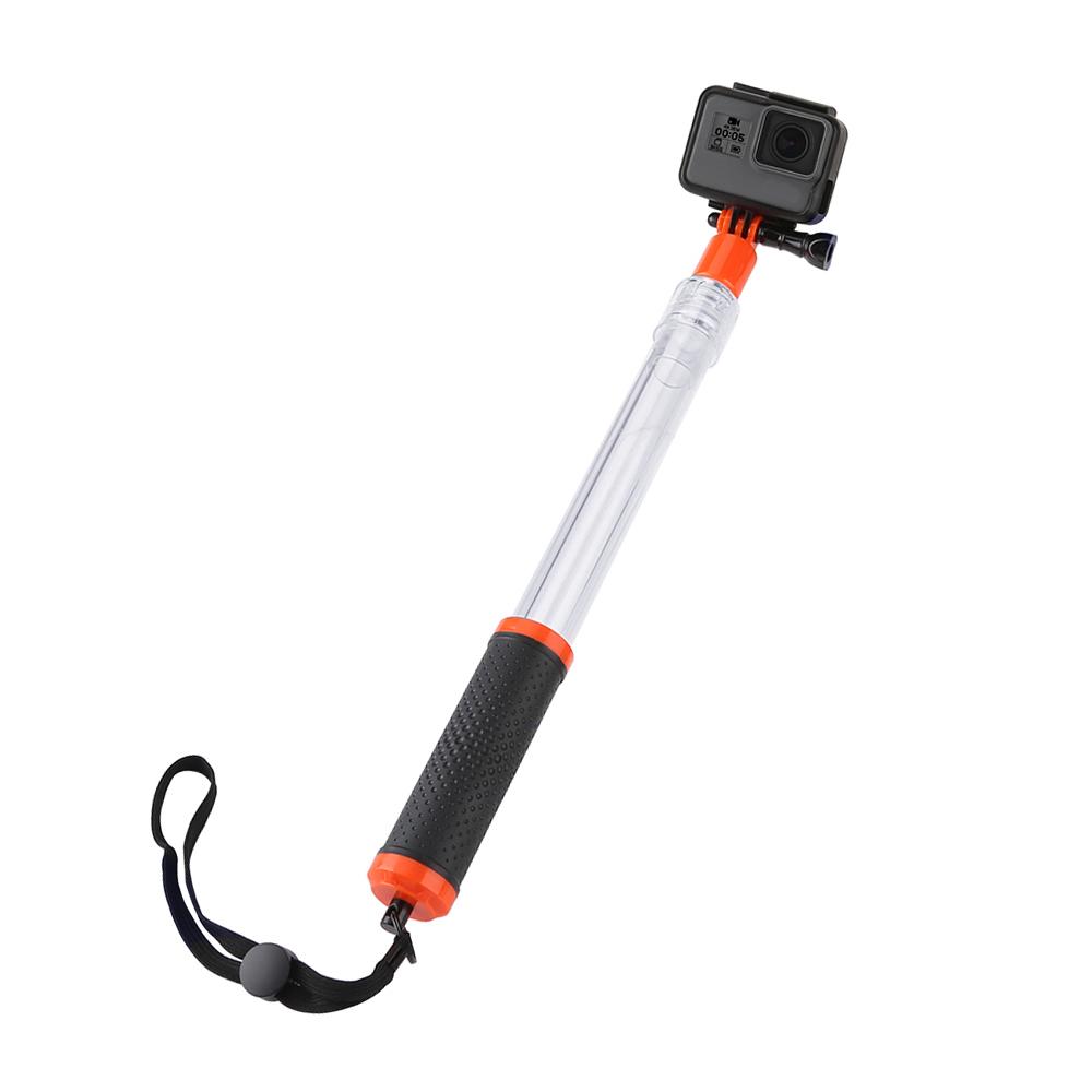Telesin Hollow Float Selfie Stick Buoyancy Mở rộng Monopod cho GoPro Hero 10 9 8 7 6 5 4 Osmo Action 2 Insta36 Xiaoyi SJCam