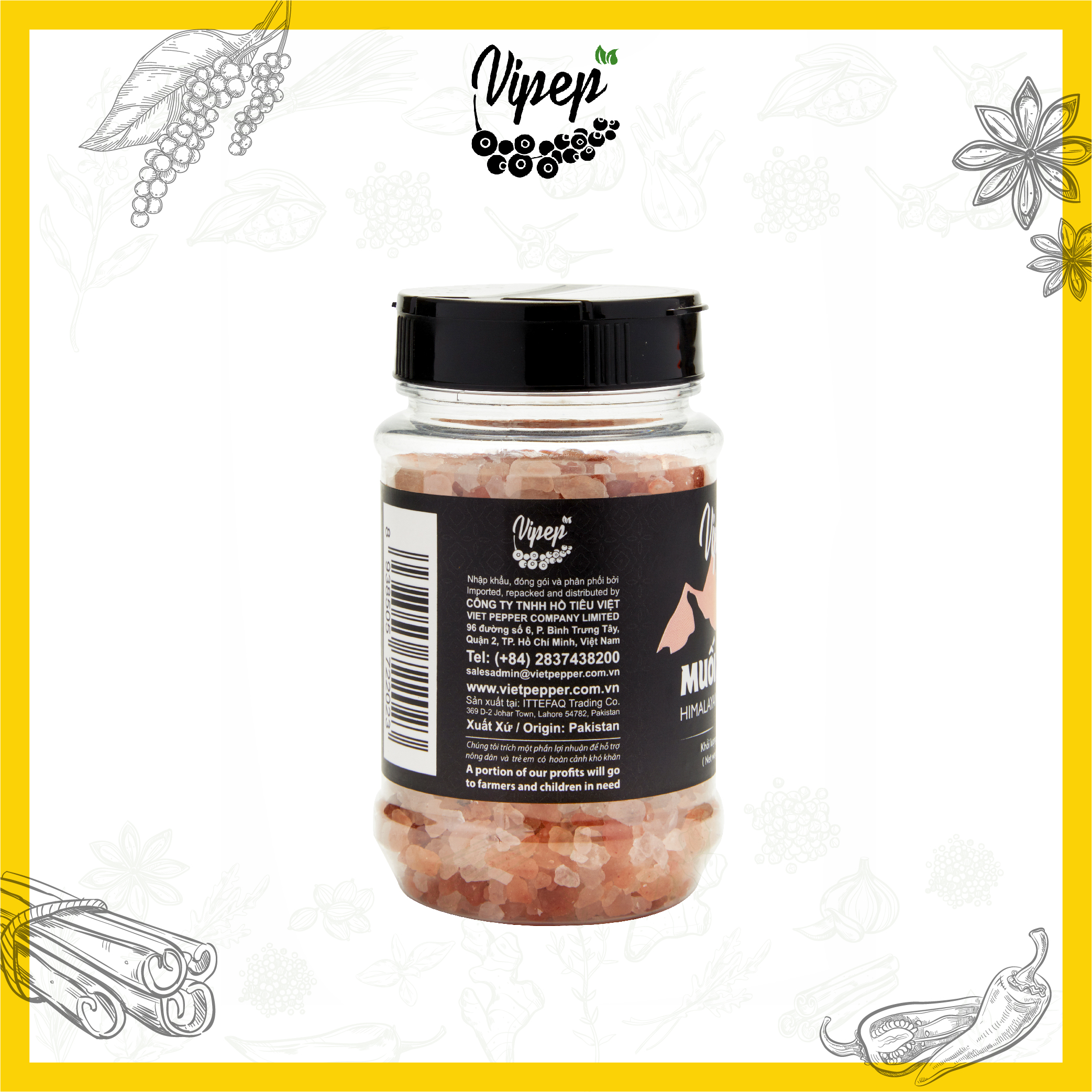 Muối Hồng Himalaya Vipep Dạng Hạt