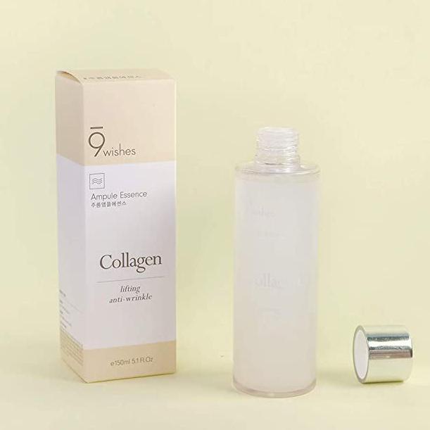 Tinh chất giảm nếp nhăn 9 Wishes Collagen Ampule Essence Hàn Quốc 150ml