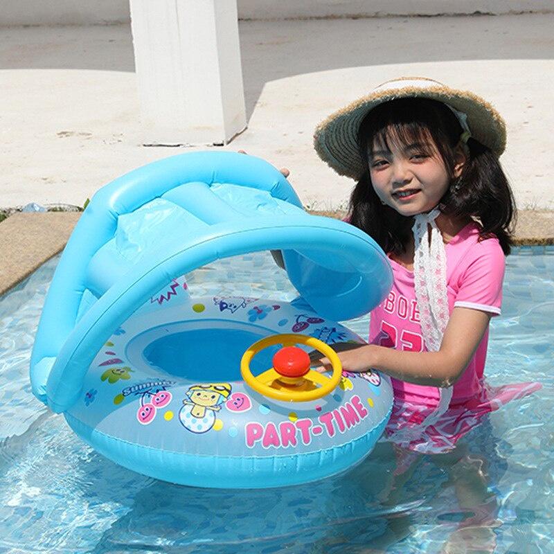 Phao Bơi Tròn Có Vô Lăng Dành Cho Bé Sơ Sinh