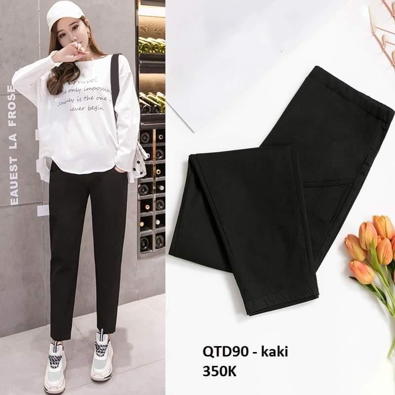 Quần bầu kaki baggy đi làm đi chơi