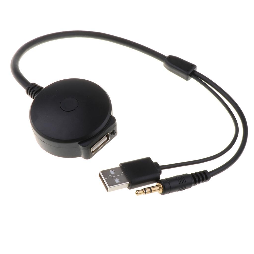 Music Interface Adaptor Aux Cable for Car with AUX USB Bluetooth Module