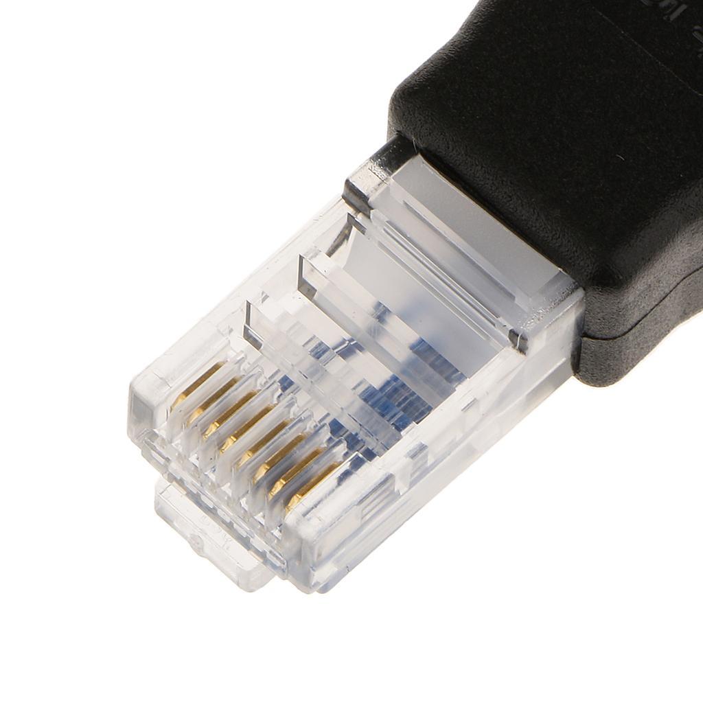 RJ45 Male to USB AF A Female Adapter Socket Network Ethernet Router Plug