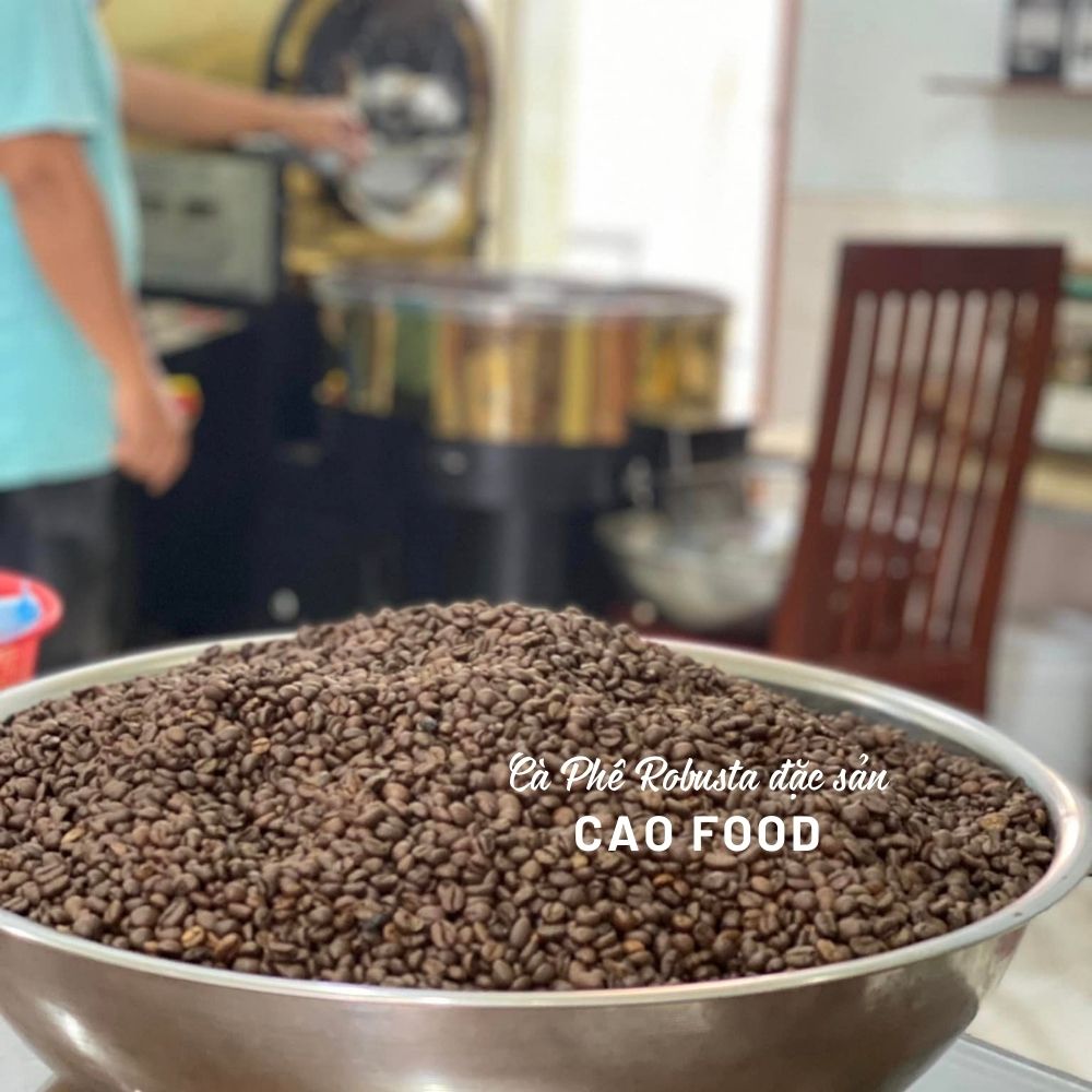 Cà phê Robusta Đaklak CAO FOOD từ 100% hạt cà phê robusta chín - đặc sản chế biến ướt Tây Nguyên cao cấp
