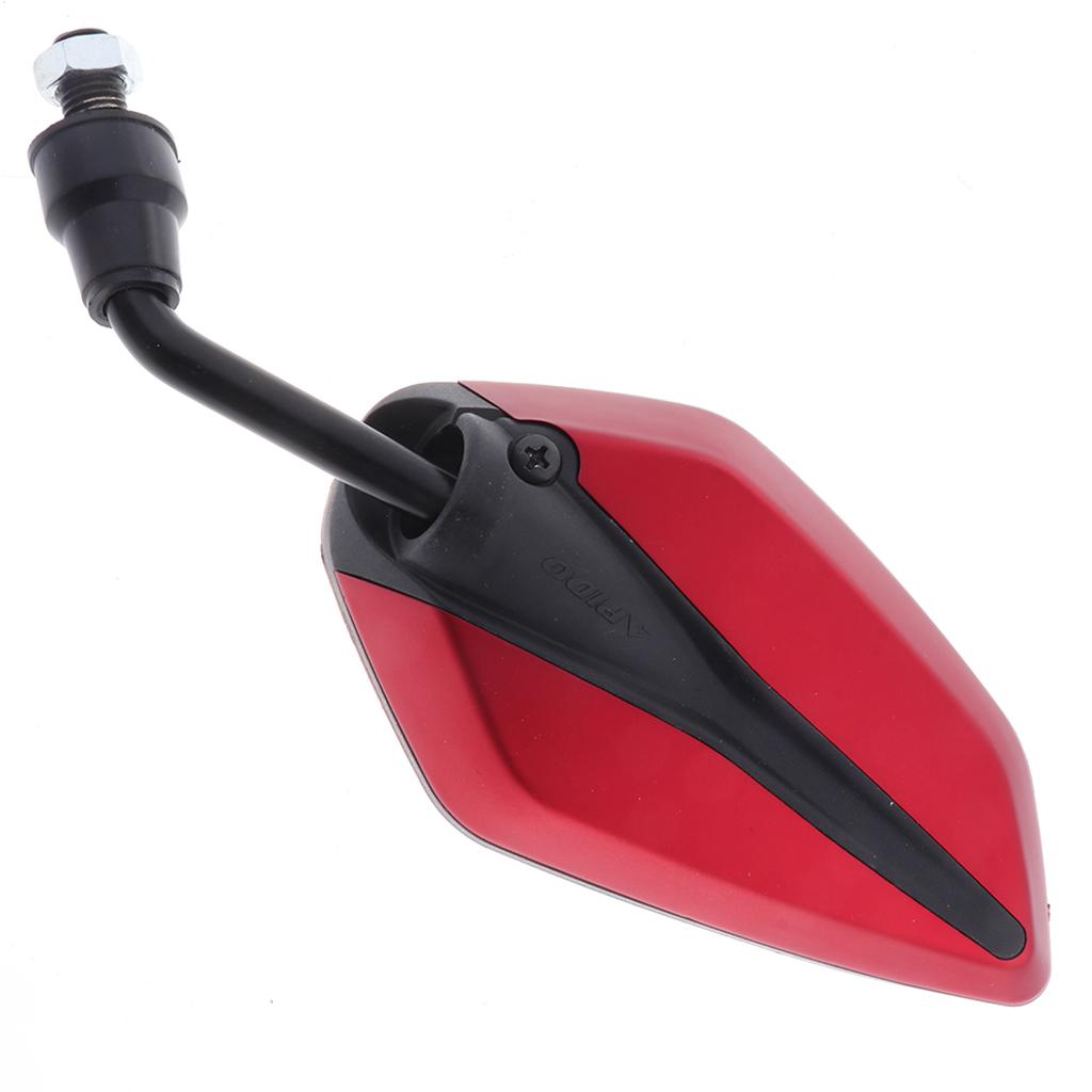 Universal Motorcycle Moped Dirt Bike ATV Scooter 10mm Rear View Side Mirror