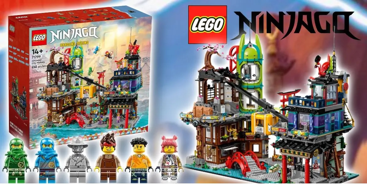 lego ninjago 71799 - Thị Trường Thành Phố Ninjago (6163 chi tiết)