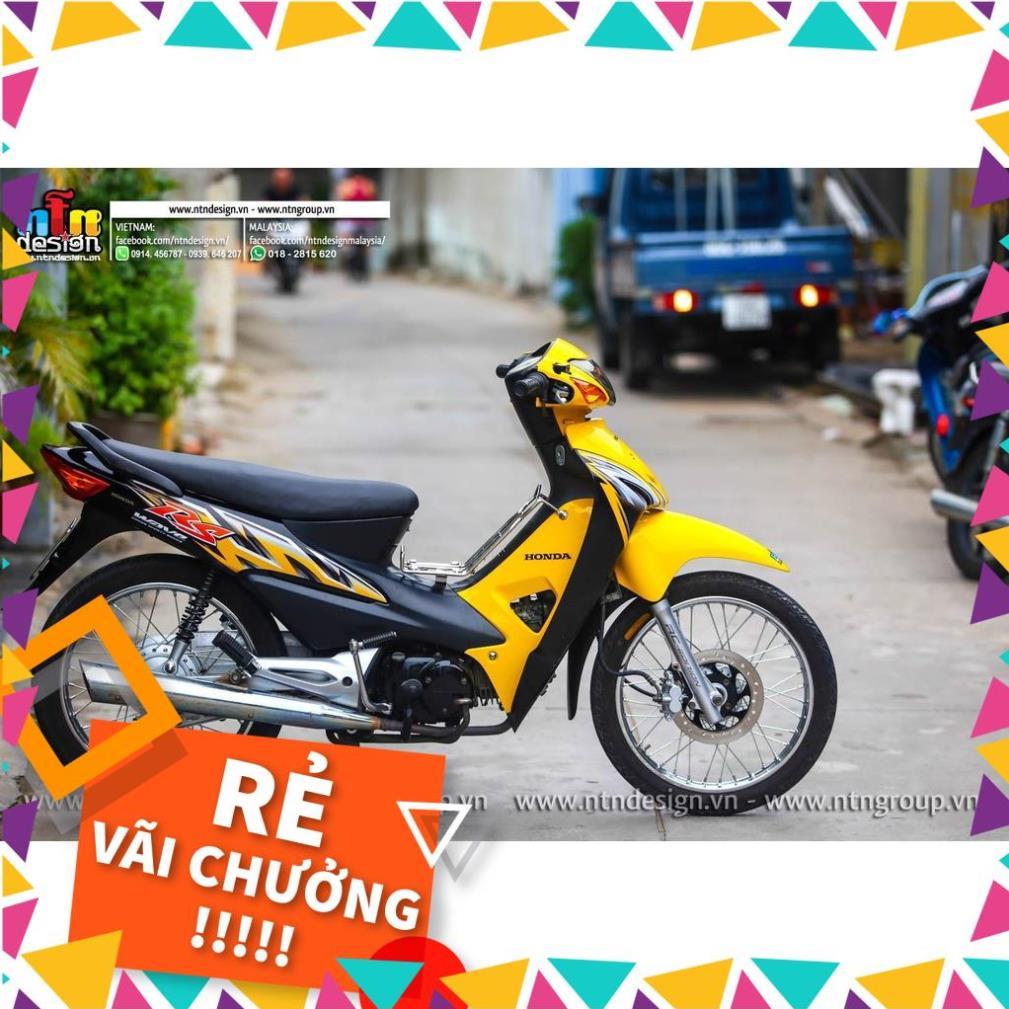 Tem Rời Wave A 100 Mẫu RS Vàng Đen