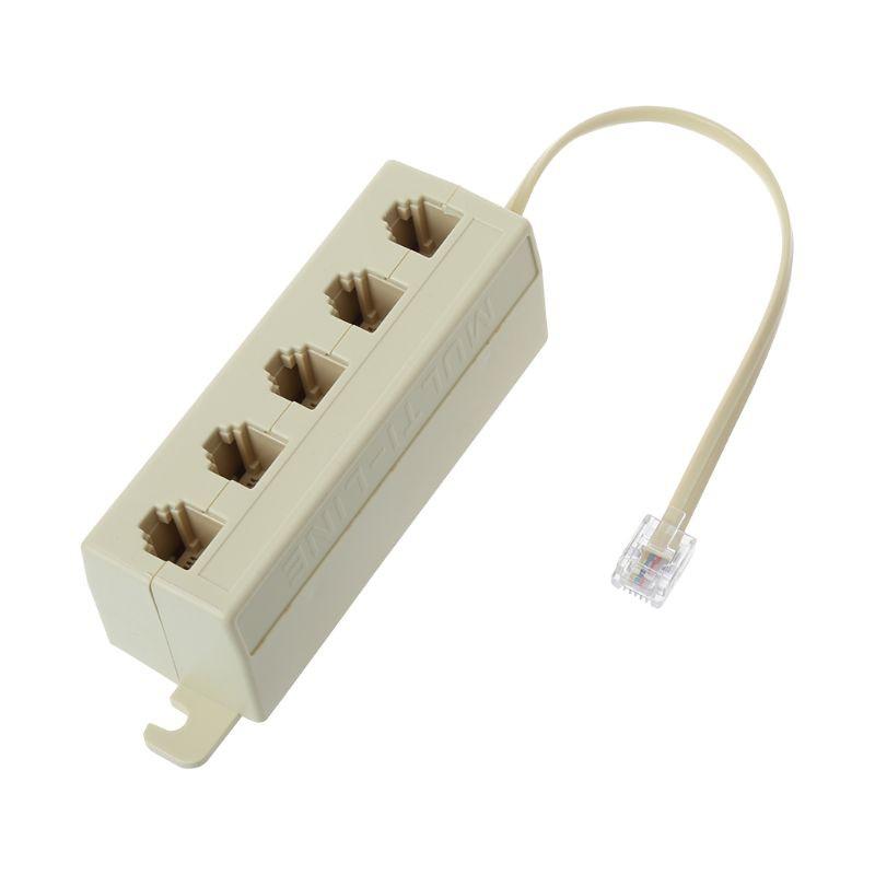 Đầu Chia Rj11 5 Cổng 6p4c Cho Điện Thoại