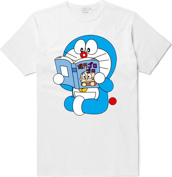 Áo đồng phục Doraemon đẹp cotton dày dặn đủ size 5-110kg - DR006