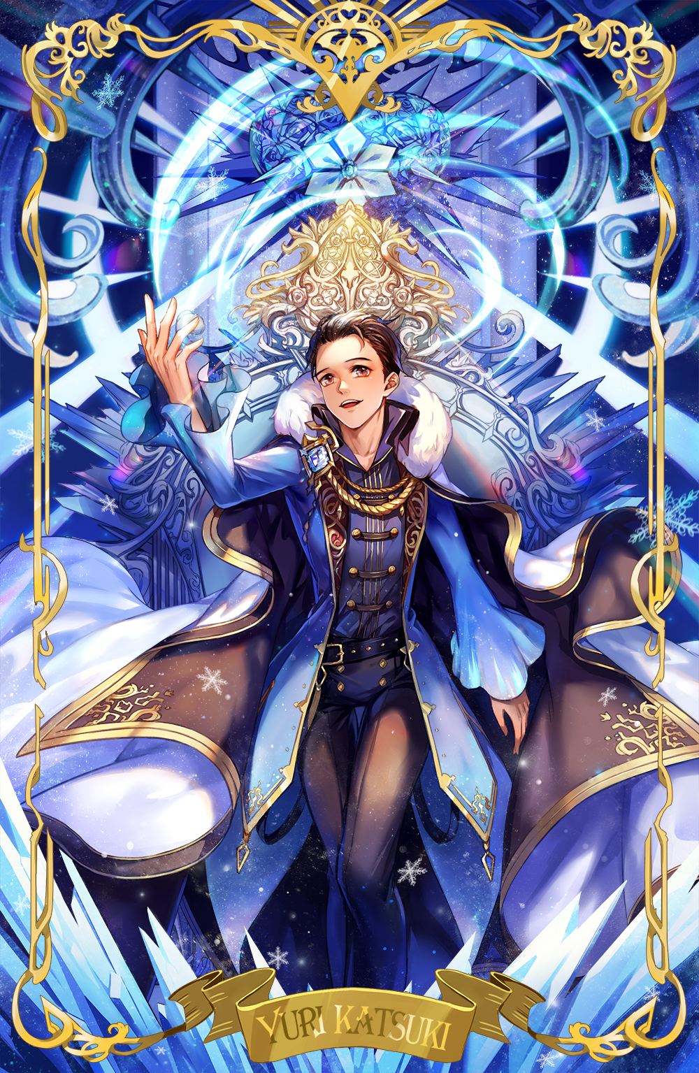 Tranh poster Yuri On Ice khổ A4 combo 10 tấm khác nhau
