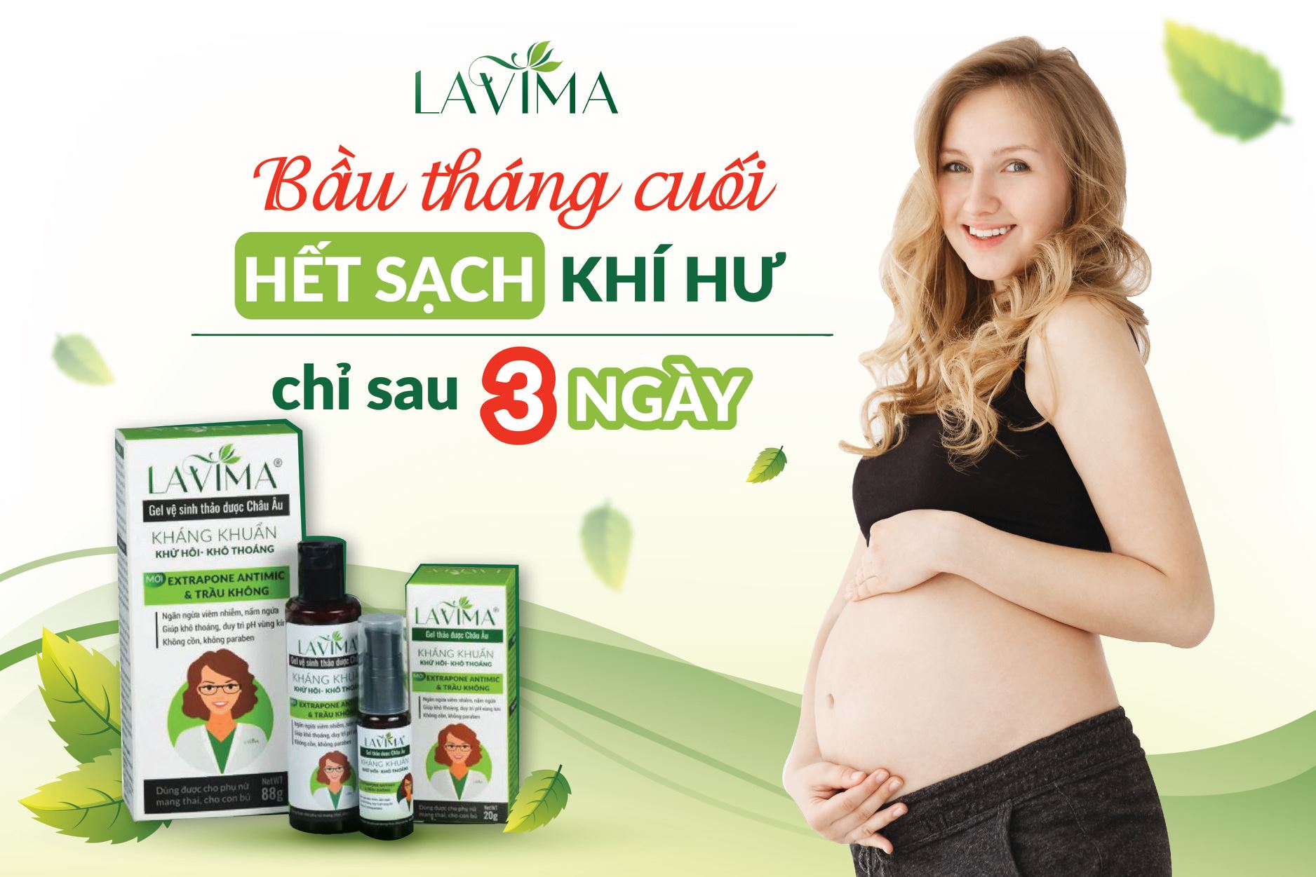 COMBO 2 BỘ GEL PHỤ KHOA LAVIMA (GEL DUNG DỊCH VỆ SINH PHỤ NỮ + GEL BÔI PHỤ KHOA) MẪU MỚI - GIÚP VÙNG KÍN LUÔN KHÔ THOÁNG, HẾT MÙI HÔI - CÂN BẰNG ĐỘ PH, ĐỒNG THỜI TIÊU DIỆT VI KHUẨN