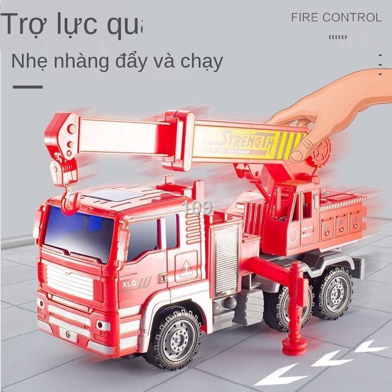 Set 6 mô hình xe cứu hỏa cỡ lớn cao cấp cho bé,xe đồ chơi cứu hoả, xe thang, xe bồn cứu hoả, xe xịt nước, đồ chơi ô tô