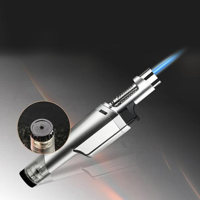 Combo Hộp Quẹt Bật Lửa Khò Ga 1 Tia BCH530, Thiết Kế Nhỏ Gọn + Tặng Bình Bơm Ga Chuyên Dụng Cho Bật Lửa