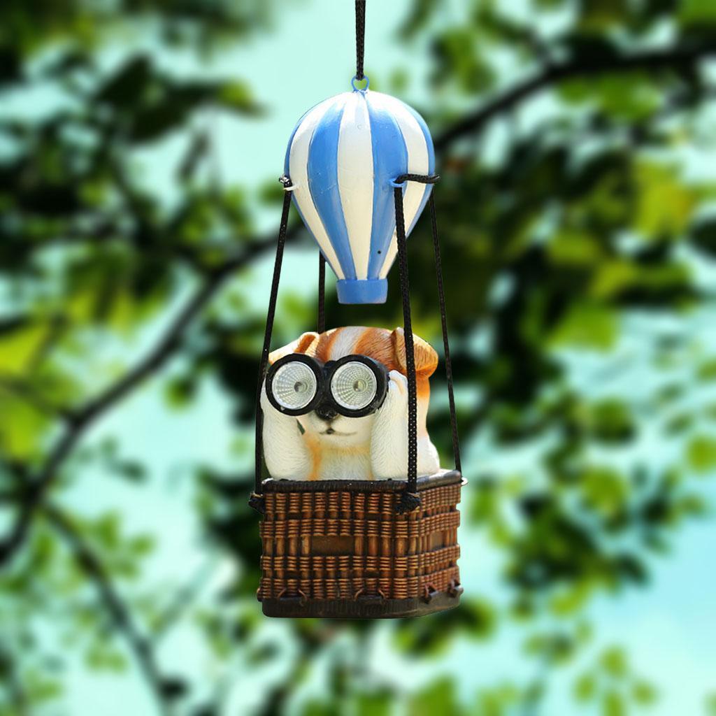 4x Light Hanging Light Ornament Night Light Decoration for Path Outdoor Yard