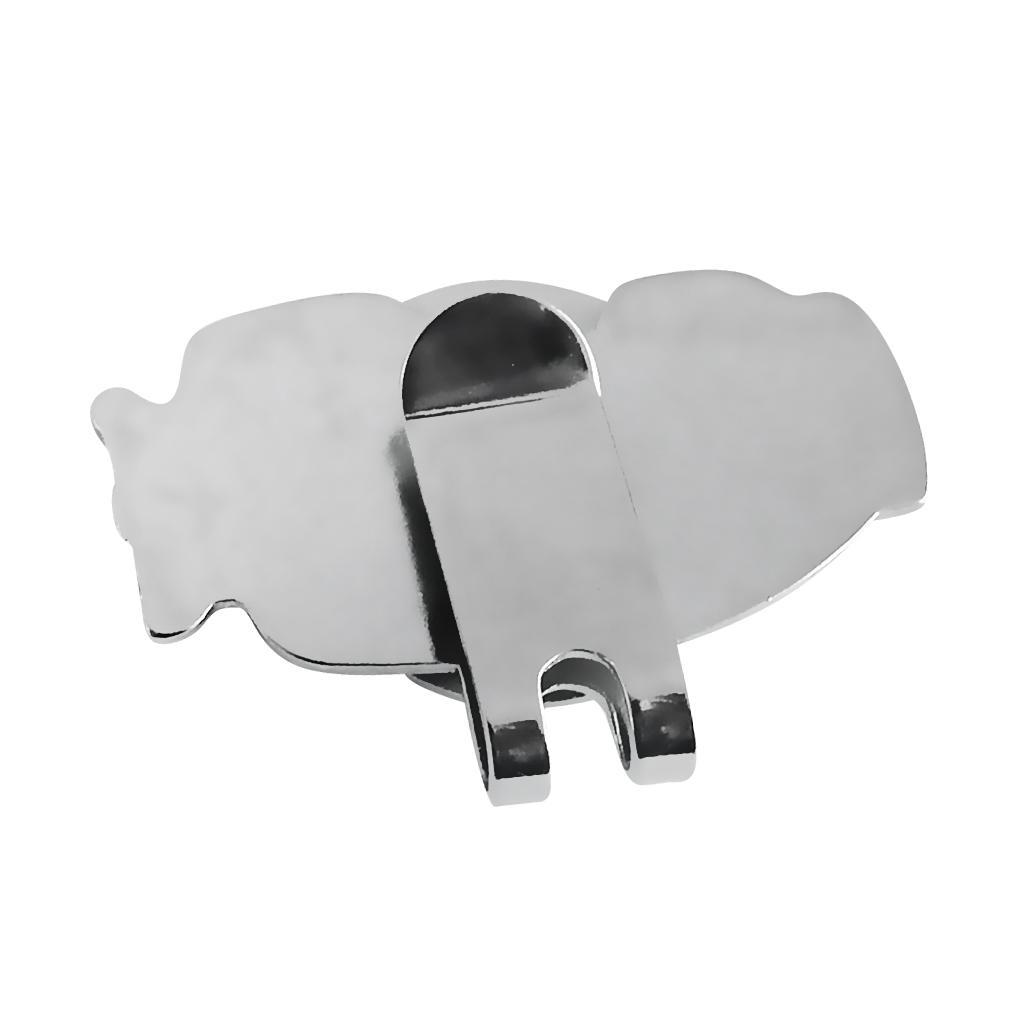 4x Mini Alloy Golf Ball Marker with  Hat Clip Golfer Gift