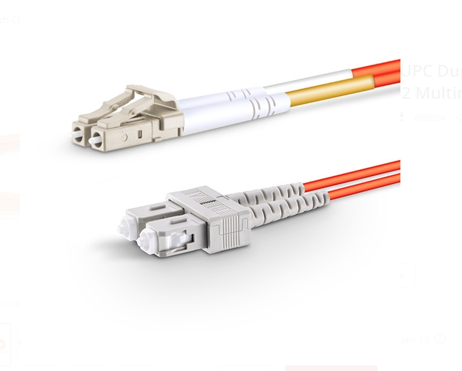 Dây nhảy quang LC UPC to SC UPC Duplex 3.0mm PVC (OFNR) OM2 Bunch - Xmethod Network - Hàng chính hãng