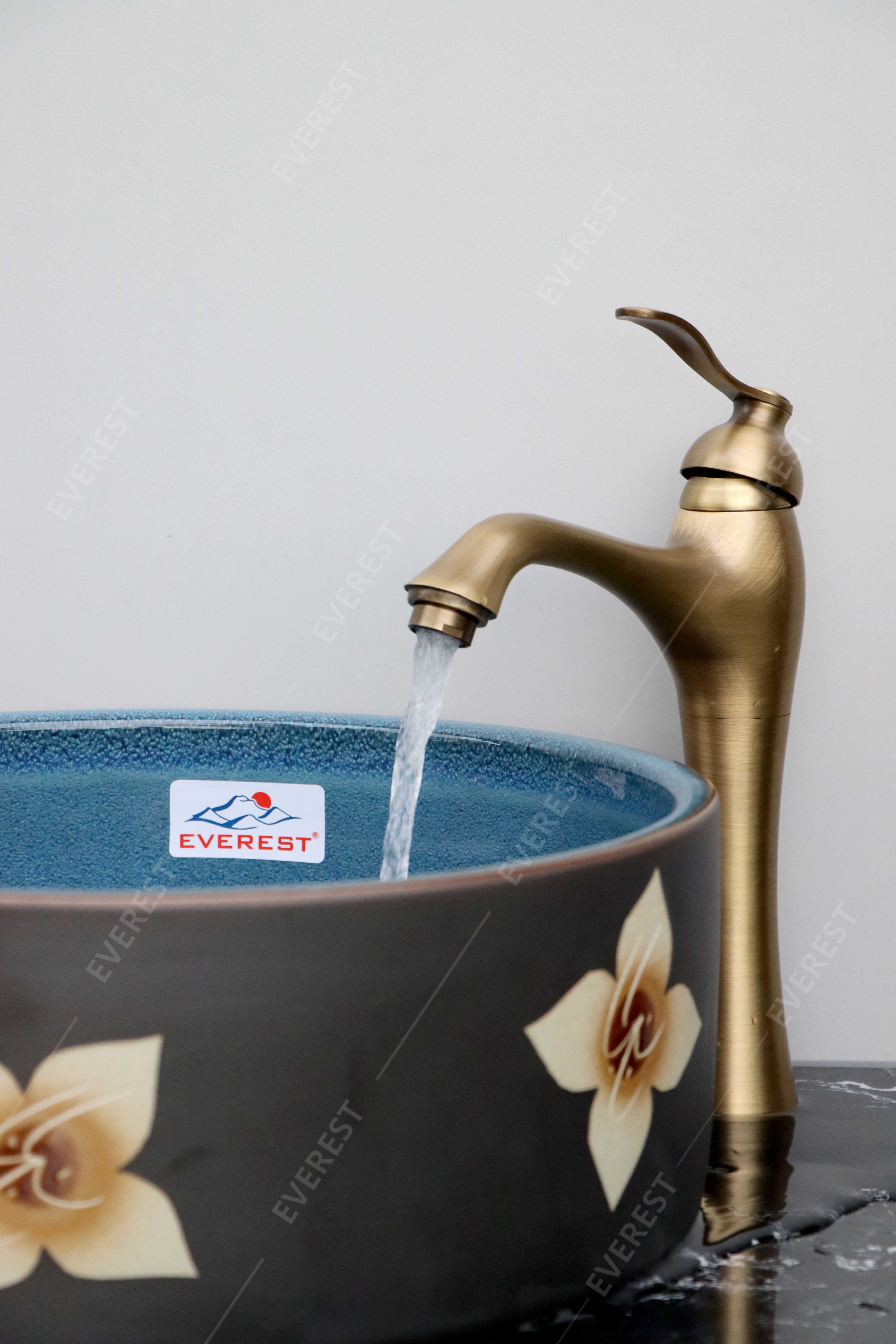 Vòi lavabo bằng đồng EVEREST EV-3002