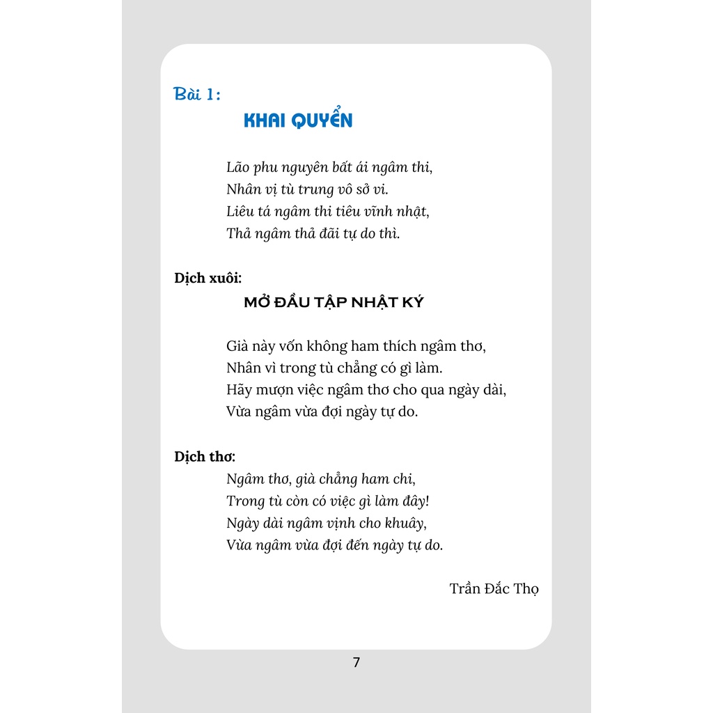 Sách Nhật ký trong tù - ndbooks