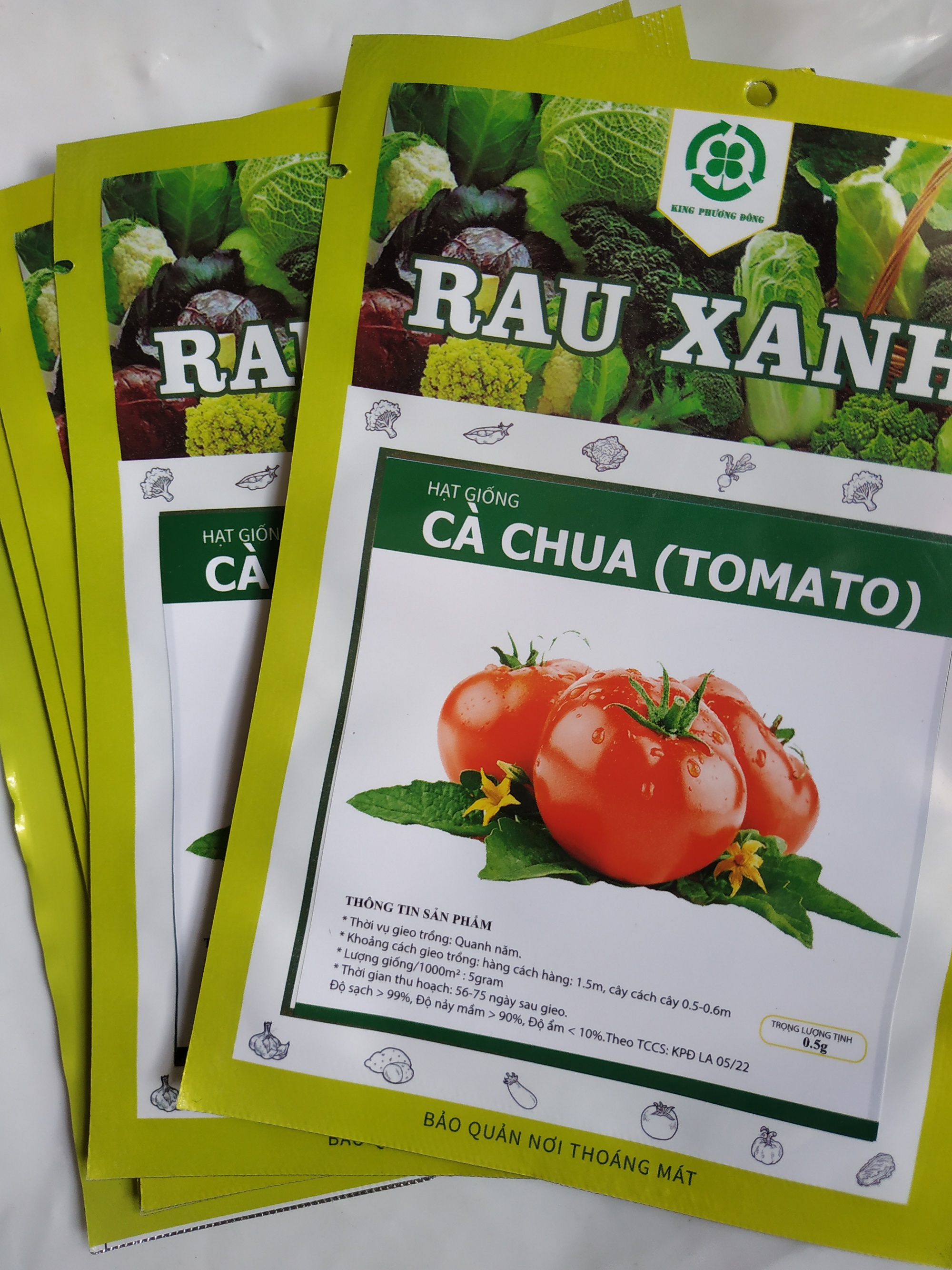 Combo 10 gói Hạt giống CÀ CHUA - gói 0.5 gram