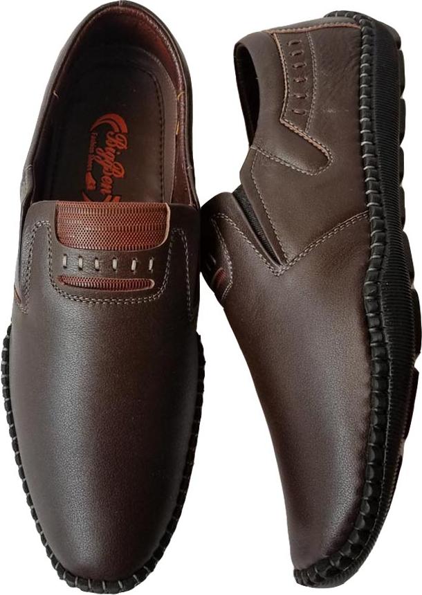 Giày Mọi Nam BiGGBEN Da Bò Thật Cao Cấp GM190
