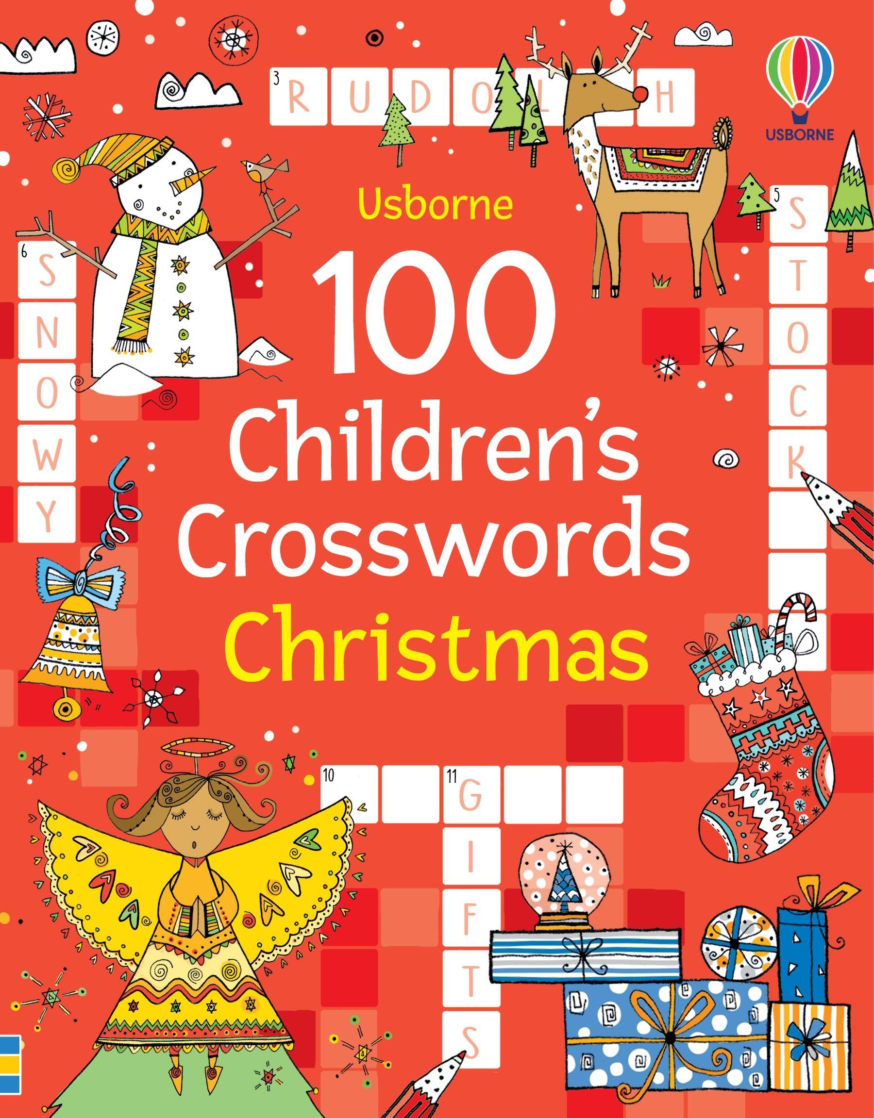 Sách ngoại văn: 100 Children's Crosswords - Christmas