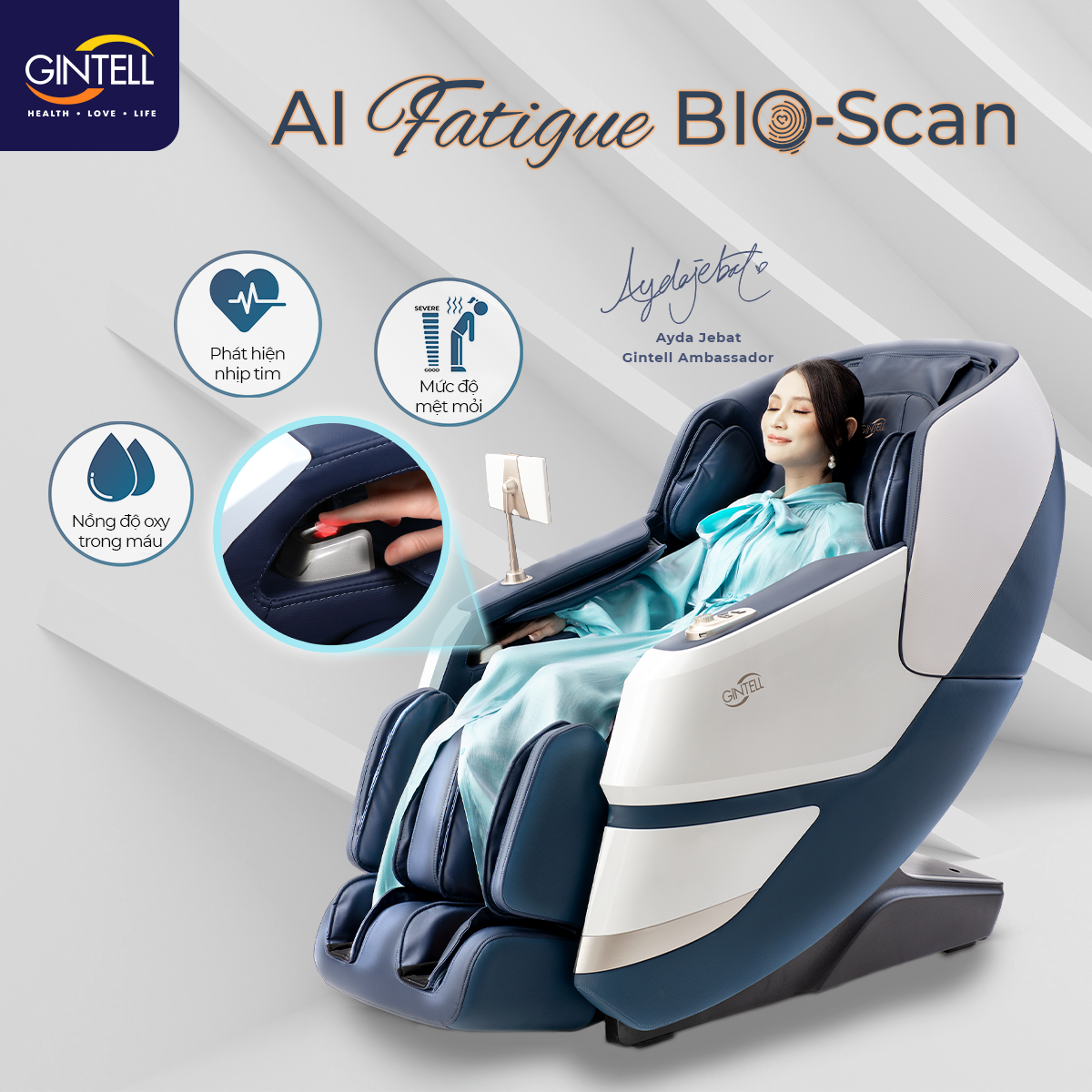 GHẾ MASSAGE TOÀN THÂN GINTELL S6 SUPERCHAIR