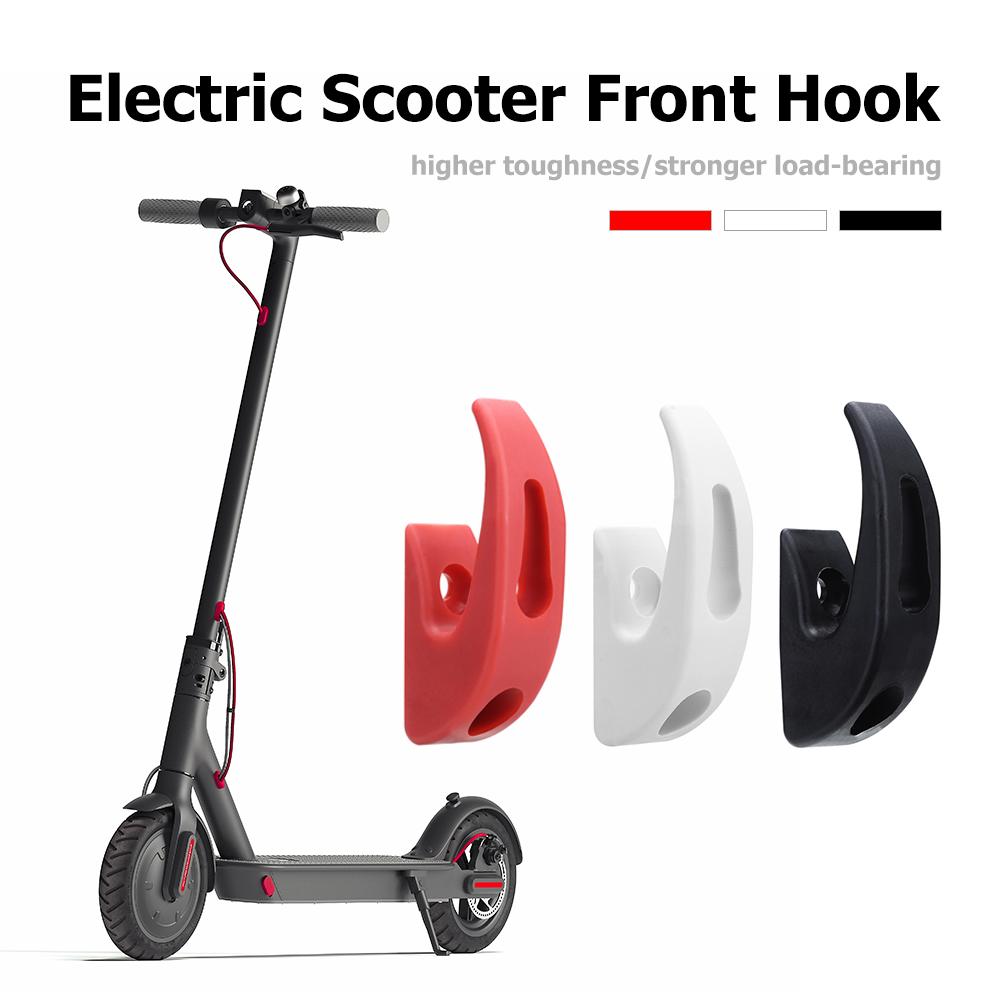 Chiếc xe tay ga điện phía trước cho Xiaomi M365 Pro Phụ kiện Túi xe tay ga Mũ bảo hiểm Túi móc móc kép Color: Black 3pcs