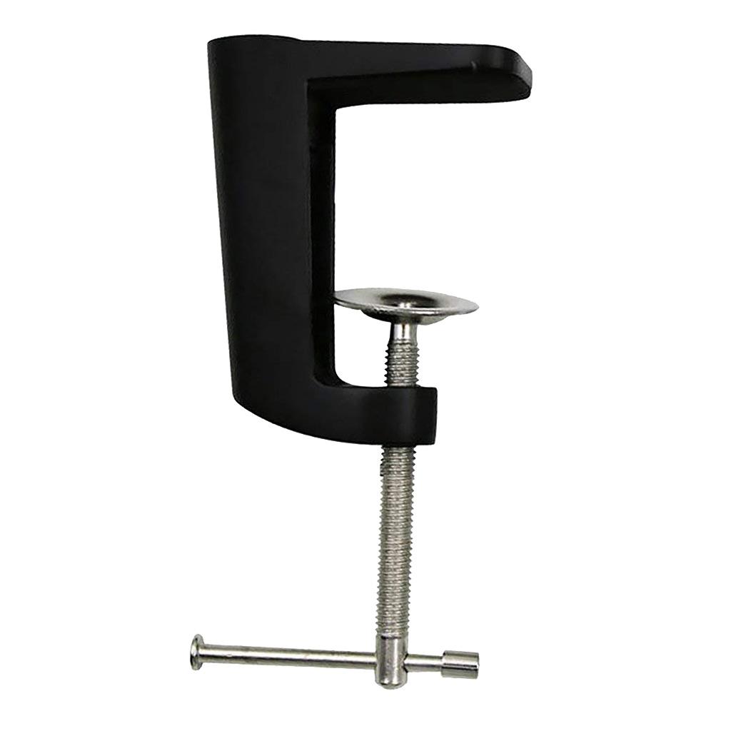 Base Arm Lamp Adjustable Arm Clamp Table Lamp Accessories Clamp Clip Black