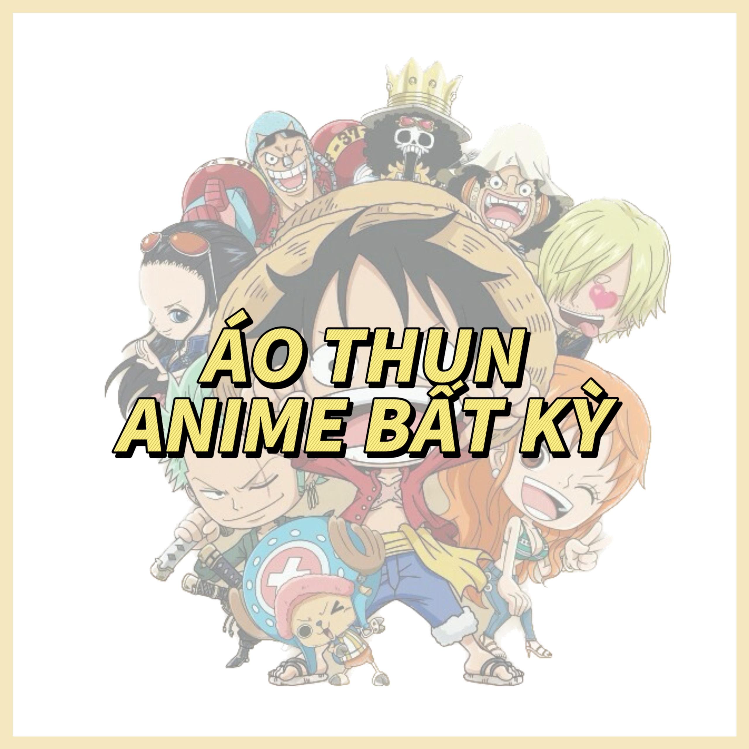 [ÁO ONE PIECE HOT] Áo Thun Nam Ngắn Tay In Hình Nhân Vật Anime One Piece