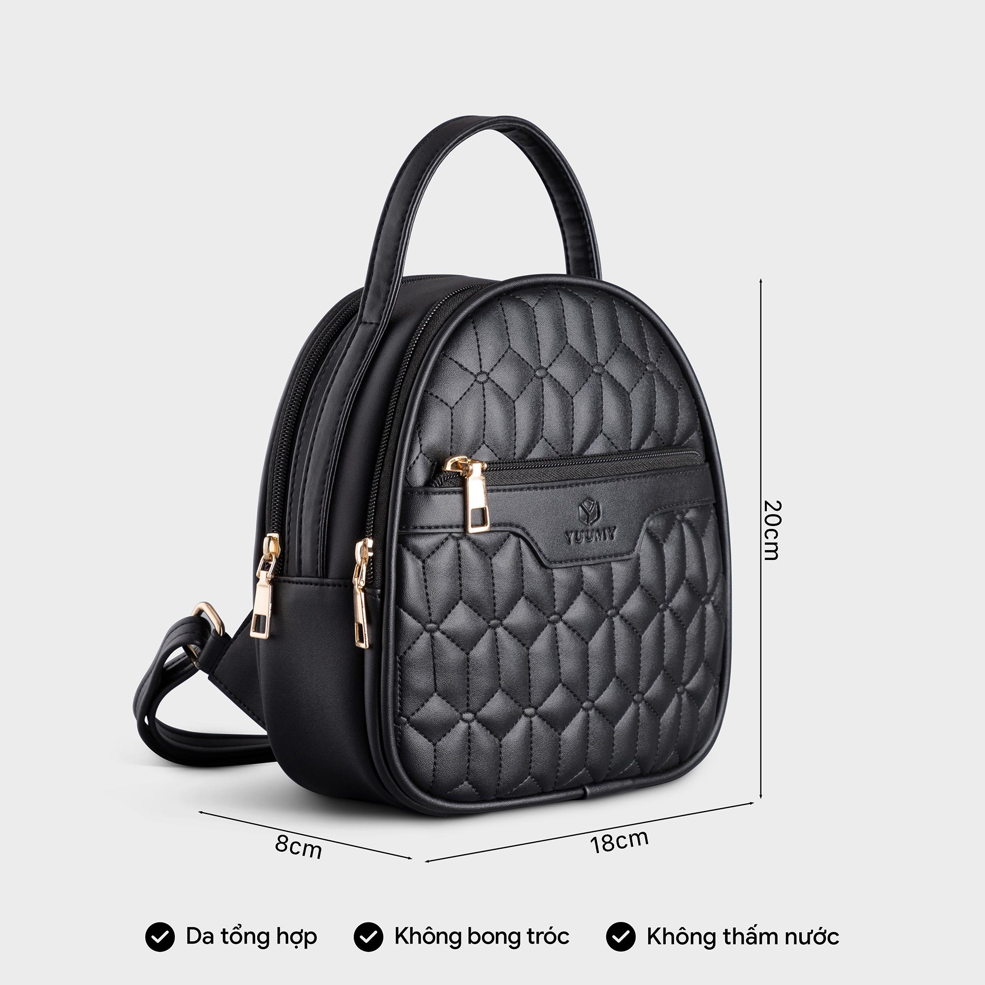 Balo nữ YUUMY ( Họa tiết trang trí Seasand YBA60 )