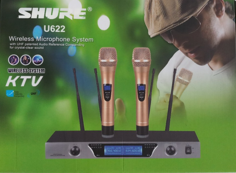 Micro không dây karaoke Shure U622, hàng nhập khẩu