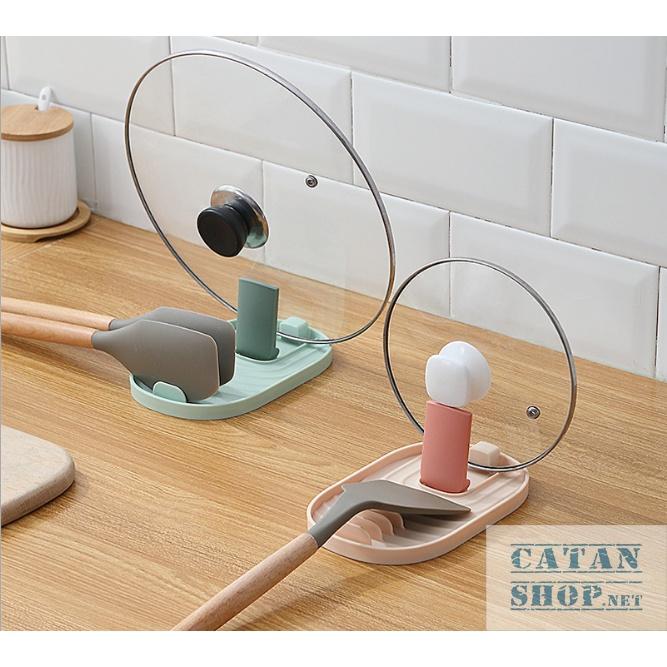 Giá gác nắp nồi, đựng muỗng đũa thìa cao cấp đa năng trong bếp thuận tiện nấu ăn GD502-GACDUA-CC